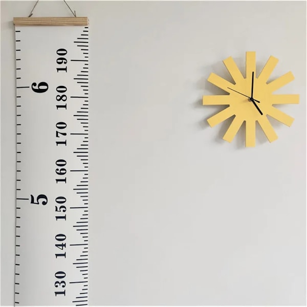 Geometrisk Design Enkel Hemstil Tyst Klocka Vägg Barnrum Modellrum Tyst Klocka Mjuk Dekoration Vardagsrum Yellow