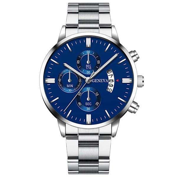 reloj hombre Mode Män Klocka i rostfritt stål Watch Kvarts Watch Business Klockor Man Klocka relogio masculino Style 9