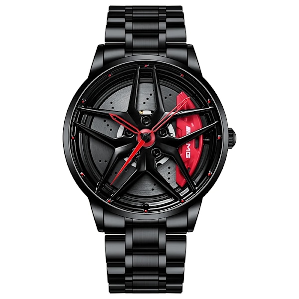 För NEKTOM VIP Client Steel Strap BBA varumärke BENZ-C300-Red