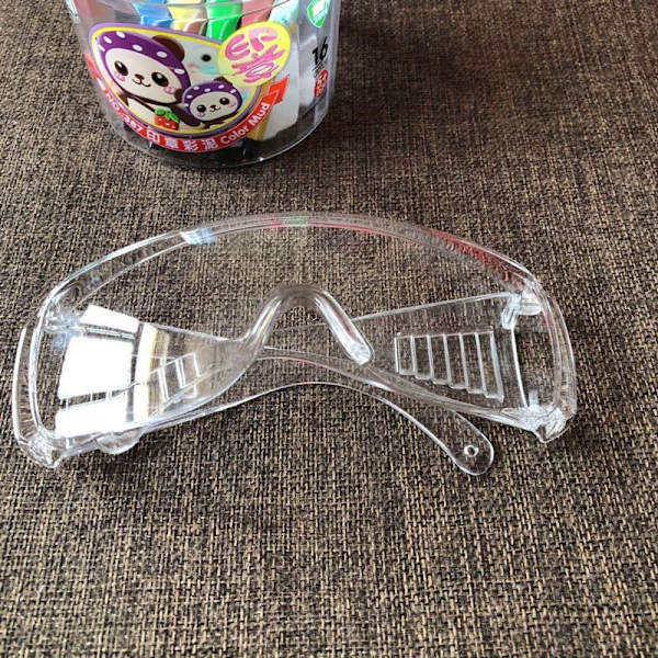 Cykelsolglasögon Unisex ventilerade glasögon Ögonskydd Vinddammtäta glasögon utomhussport UV-skyddande antistänk Ciclismo Transparent-E