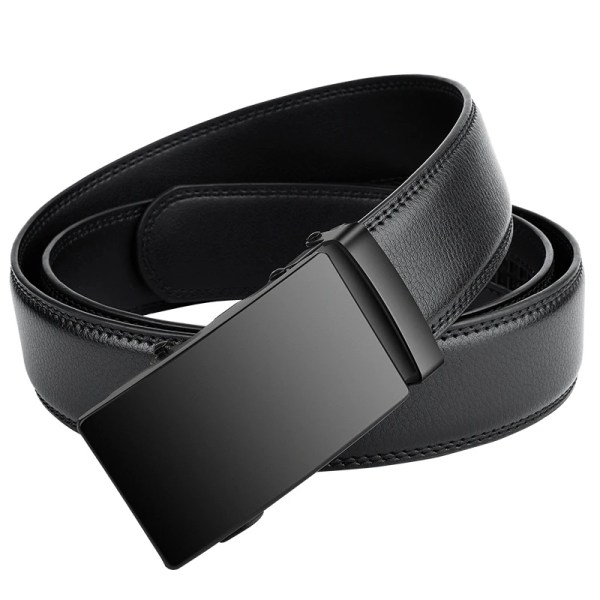 Personlig Bälte Män Present Graverad Anpassat Namn LOGO Automatiskt Spänne Bälten 140 150 160cm Plus Size Brev Present för Honom Män 2023 Engrave name black 1 130cm(waist110-115cm