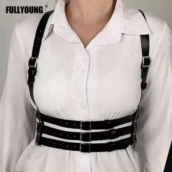 Kvinnor Sele Tillbehör Bondage Strumpeband Bälte Hög kvalitet Lyx läder hängslen Body Bondage BH Bur Underkläder Rem Bälte Style8 Adjustable