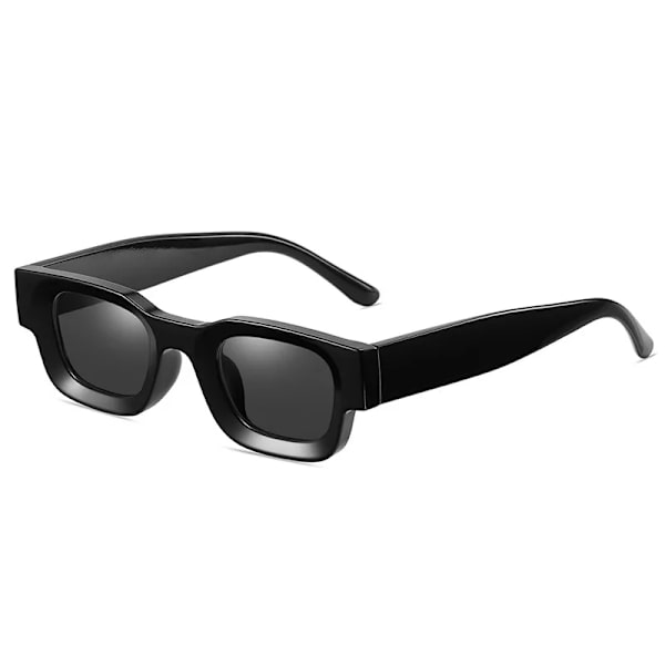 DYTYMJ Polariserade solglasögon Män Liten båge Fyrkantiga solglasögon Anti Blue Light Glasögonbåge Dam/män Hip Hop Oculo Masculino BlackGray-Polarized Free Cloth