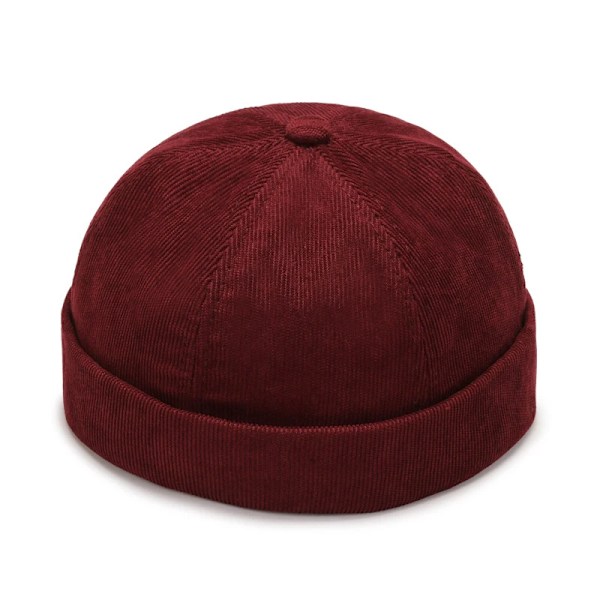 Bomullshatt utan brätte, Skullies, Beanie, Keps, Dam, Hip Hop, Sommarhattar, Vintage, Herr, Ensfärgad, Street, Dome Black(.101)