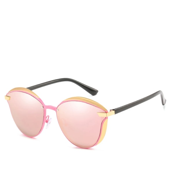 MUSELIFE Kvinnor Polariserade Solglasögon Lyxmode Cat Eye Dam Vintage Brand Designer Kvinna Solglasögon Oculos Gafas 04 Pink-Pink As Picture