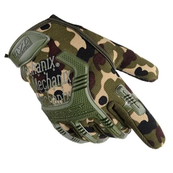 Taktiska militärhandskar Paintball Airsoft Shot Soldat Stridspolis Antisladd Cykel Helfingerhandskar Män Kläder Handskar Camouflage M