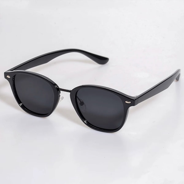 CRIXALIS Polarized Solglasögon Dam Oval TR90 Vintage Anti Glare Driving Solglasögon Herr Solglasögon Man UV400 zonnebril dames C6Black Gray Other