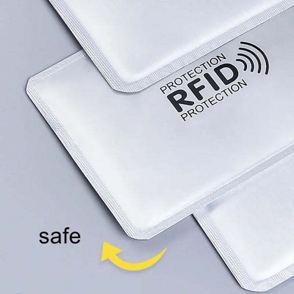 2022 Ny Anti Rfid-korthållare NFC-blockerande läsarelås Id Bankkortshållare Case Metall Case Aluminium 1pcs(.751)