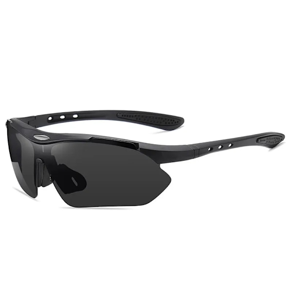 Cykelsolglasögon Unisex ventilerade glasögon Ögonskydd Vinddammtäta glasögon utomhussport UV-skyddande antistänk Ciclismo Sand Black-C