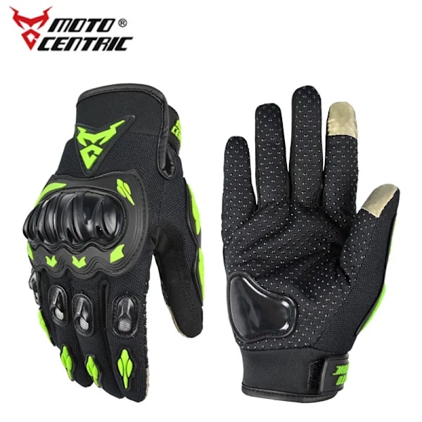 Motocentric Sommar Motorcykelhandskar Herr Helskärm Touchscreen Off Road Motocross Racing Guantes Moto Mountain Cykelhandskar Red XXL