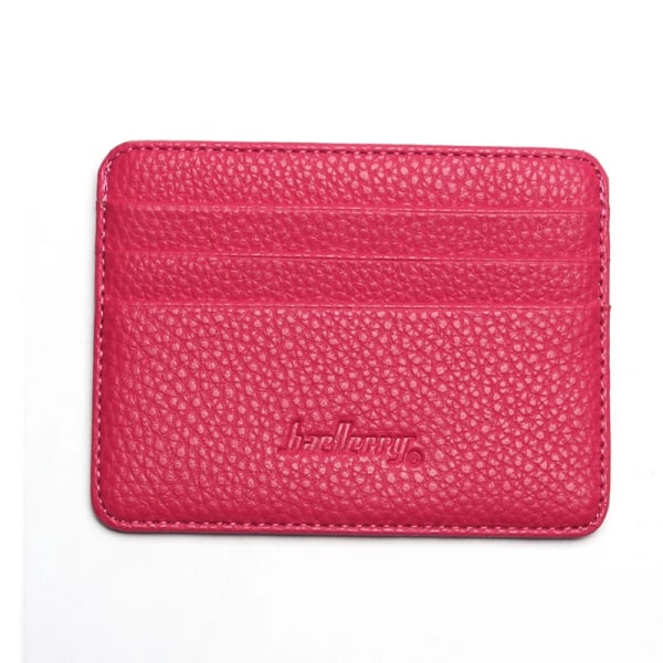 baellerry Mini Läderhållare för män id- case tunn plånbok för kvinnor med myntficka liten plånbok korthållare Blue