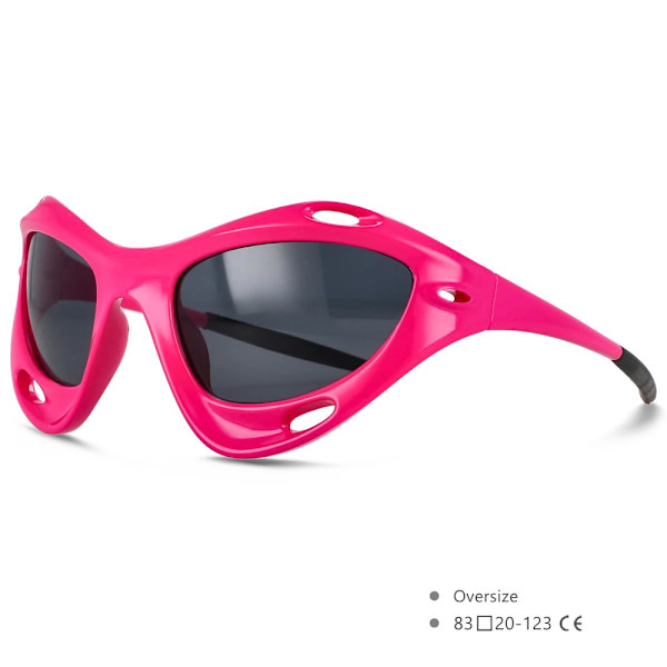 55381 Nya Y2K Solglasögon Män Sport Trendiga Produkter Dam Outdoor Solglasögon Dam Glasögon Driver Goggles Uv400 RoseRedGray china