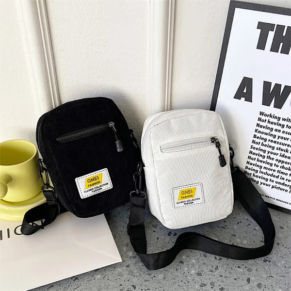 Kvinnmode Manchester Dragkedja Axelväska Crossbody Väska Höst Vinter Flerlagers Liten Mjuk Shopper Bag Billig Kvalitet Handväskor Yellow Canvas(.189)