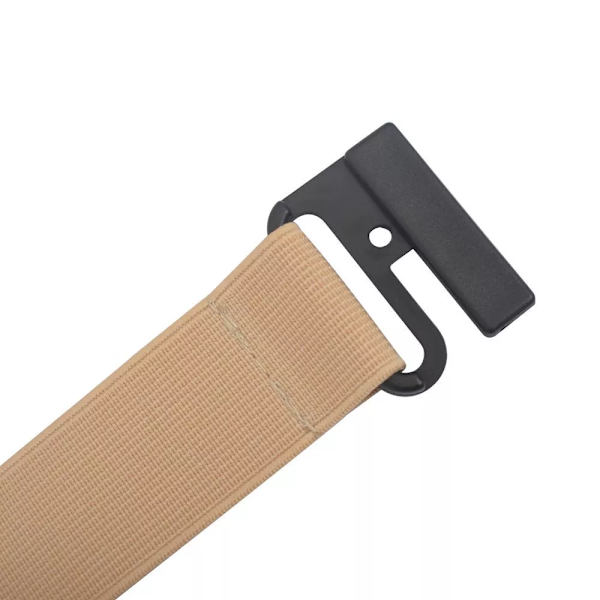 Nytt unisex Spännefritt Elastiskt Bälte För Jeans Byxor Klänning Stretch midja För Kvinnor Män Inget Spänne Utan Spännefritt Bälten H111 Red wine 90cm