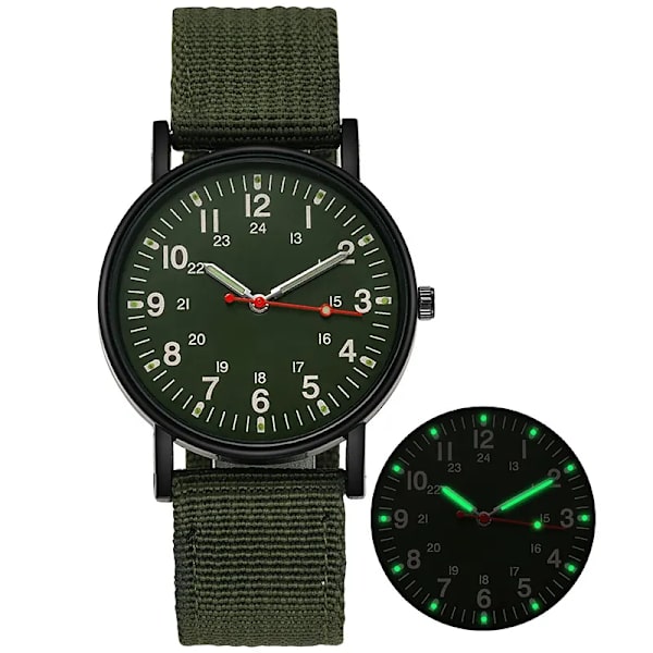 Lyx Led Liten fyrkantig Digital Lysande Watch För Män Kvinnlig Student Flickvänner Par Sport Vattentät Lysande Watch Reloj Army Green