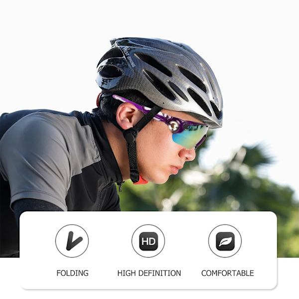Snygga solglasögon för utomhusaktiviteter UV 400 Skydd Polariserade glasögon Cykling Löpning Sport Solglasögon Glasögon Män Kvinnor Red