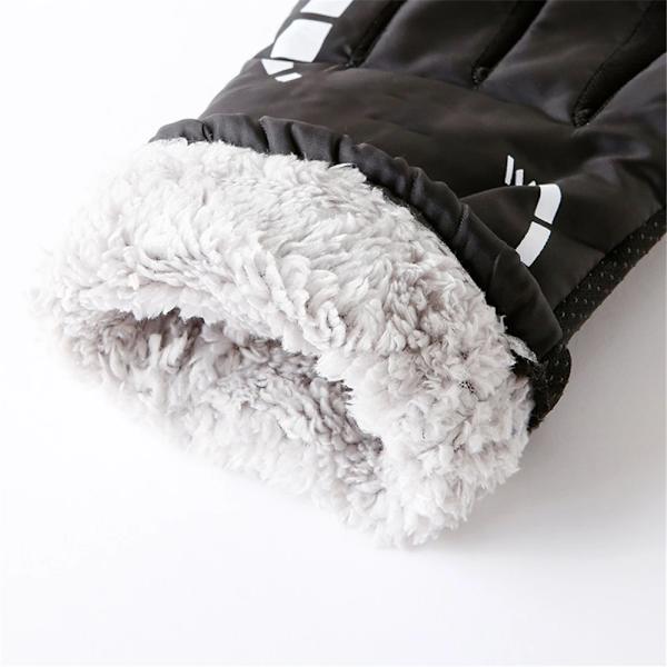 Män Vintervarma handskar Cykling Vindtät Thicken Plus Velvet Justerbara handskar Halkfritt Köldskydd Skidklättring Vandringshandskar Camouflage Grey One Size