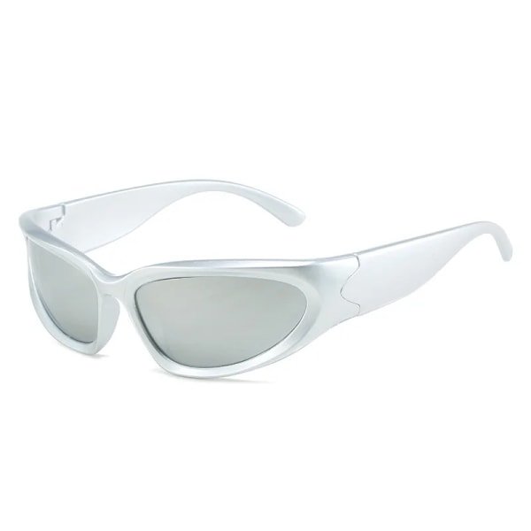 Kardashan Utomhussport Solglasögon Kvinnor 2000-talet 90-talet Estetiska Y2K-solglasögon män Vintage nyanser Mode Cool Punk Goggle Glasögon C7-mercury look picture