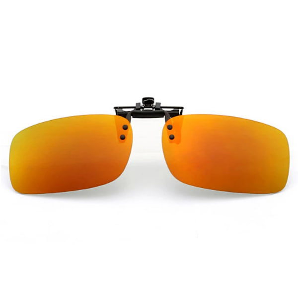 Män Kvinnor Bilförarglasögon Anti-UVA UVB polariserade solglasögon Körning Night Vision Lens Clip On Solglasögon Interiörtillbehör A10