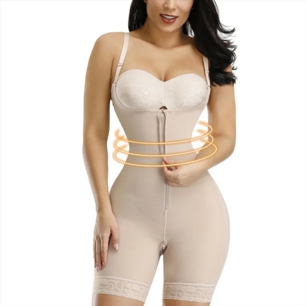 Platt mageformande trosor Body Shaper colombianska gördkorsett Waist trainer Butt Lifter Shapewear Bantning underkläder Skin T134 4XL