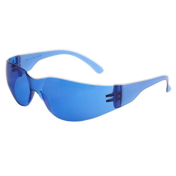 Nya Cykelsolglasögon Utomhussport Cykelglasögon Vindruteglasögon Unisex Rimless Sport UV400 Ridning Blue