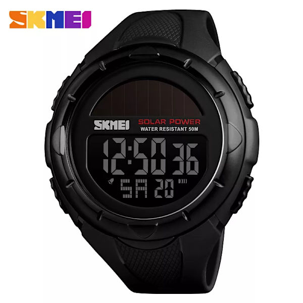 SKMEI Digitala Armbandsur Mode Herr Armbandsur Vattentät Elojes Digitales De Hombre Erkekler Dijital Kol Saatleri black