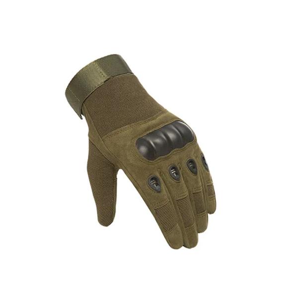 Taktiska utomhushandskar Fullfinger Herrhandskar Sportskytte Jakt Träning Militärträningshandskar Motorcykelhandskar Half Finger Khaki L