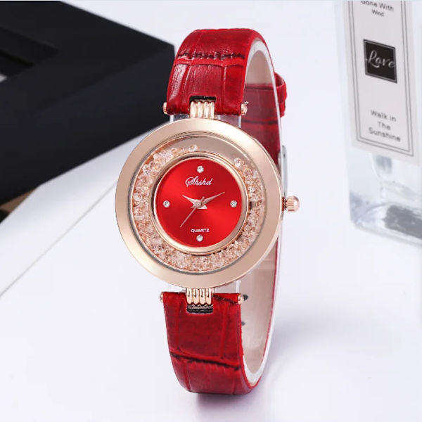 WOKAI högkvalitativ dammode minimalistisk stil watch Business Sports student vattentät retroklocka 34mm women watch(.523)