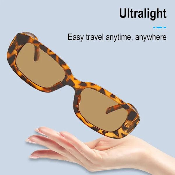 Litet fyrkantigt Nya retrosolglasögon Europeiskt och amerikanskt modegatafoton som visar tunna och populära solglasögon Hip Hop Black   hawksbill frame dried
