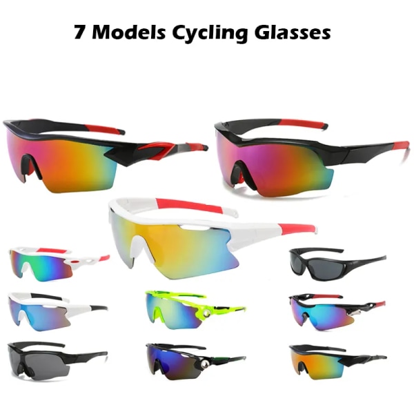 Cykelglasögon Solglasögon för män Kvinnor Sport Polariserad lins utomhussolglasögon Cykelglasögon Cykel Vindtät Glasögonglasögon d-blue