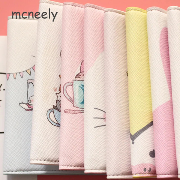 Mcneely Animals Prints Korthållare Handväska Flerfunktionsväska Cover på passet Hållare Skydd Plånbok Cover Clear