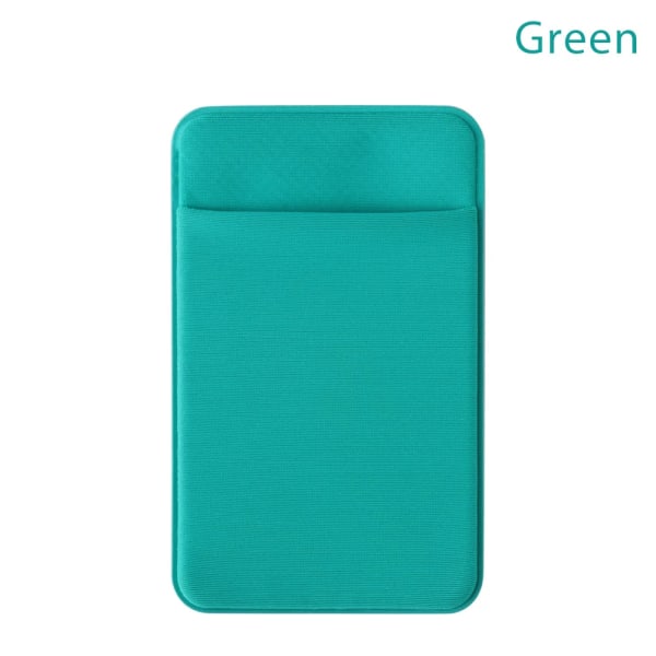 1 st mode elastisk mobiltelefon korthållare Mobiltelefon case Kredit ID-kortshållare självhäftande klistermärkesficka Green