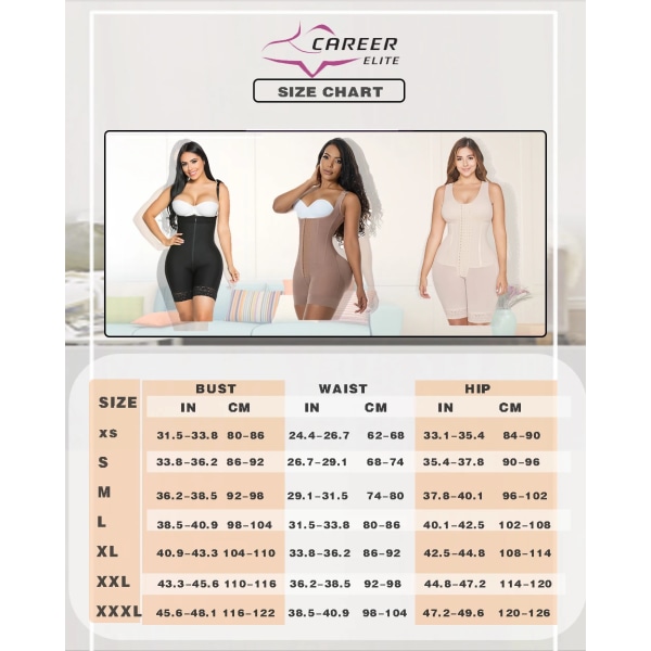 Fajas kompressionsplagg Shapewear Double Pressure Body Platta buken Justerbar frontstängning Hook-eye Kорсет Korsett Pink L