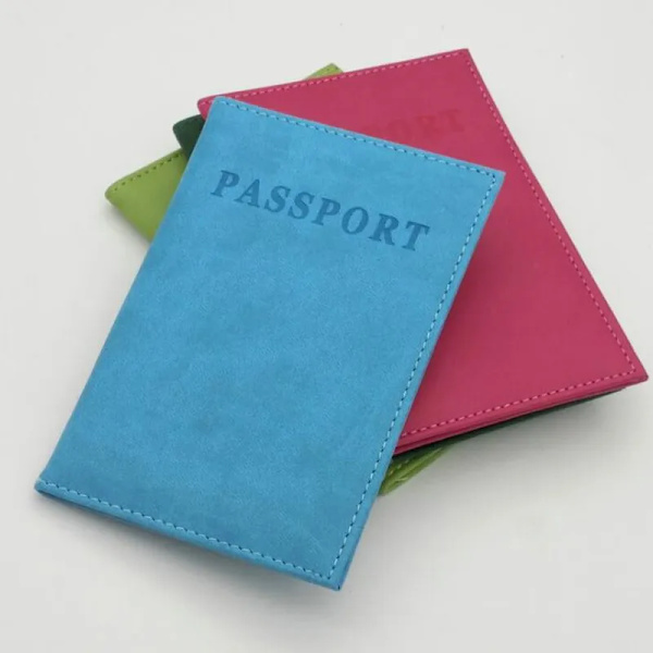 PU Läder Kvinnor Cover Pink World Universal Resepass Biljetthållare Cover på case Passpåse Gold