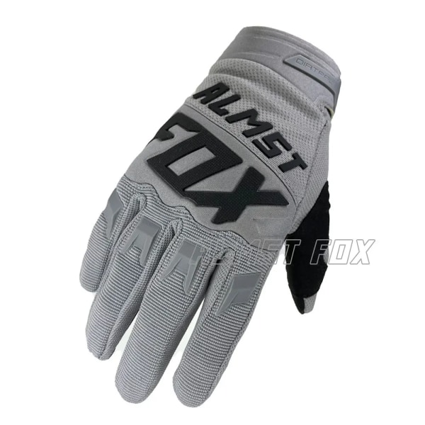 Almst Fox 2021 Vuxen Motocross Handskar Race Rider Mountain Bike Handskar ATV MX UTV BMX Enduro Motorcykel Offroad Guantes Unisex 05-Gray M