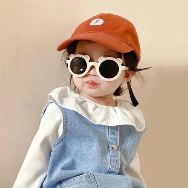 2023 Mode Runda Barn Solglasögon Klassiska Söta Flickor Pojkar Barn Solglasögon UV400 Skyddsglasögon Baby De Sol Gafas C-red