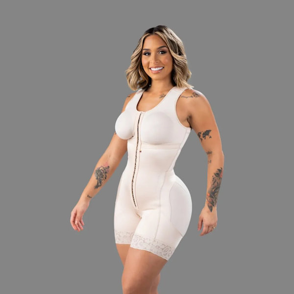 Fajas Reductoras Y Modeladoras Mujer Magkontroll Body Shaper Högkompression Butt Lifter Shapewear Waist trainer Black M