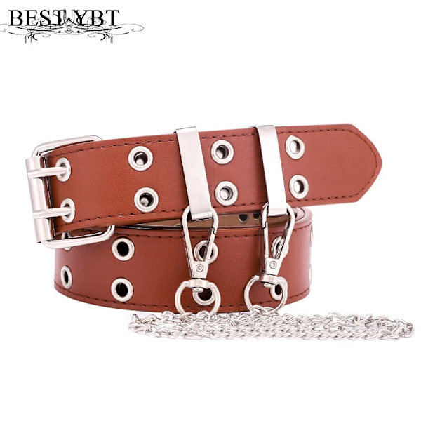 Star Rhinestone Bälte För Kvinnor Mode Y2k 2000-talet Midjerem Kvinnlig Flicka Jeans Klänning Byxa Dekorativt midjeband Tillbehör styles 2 khaki 103cm