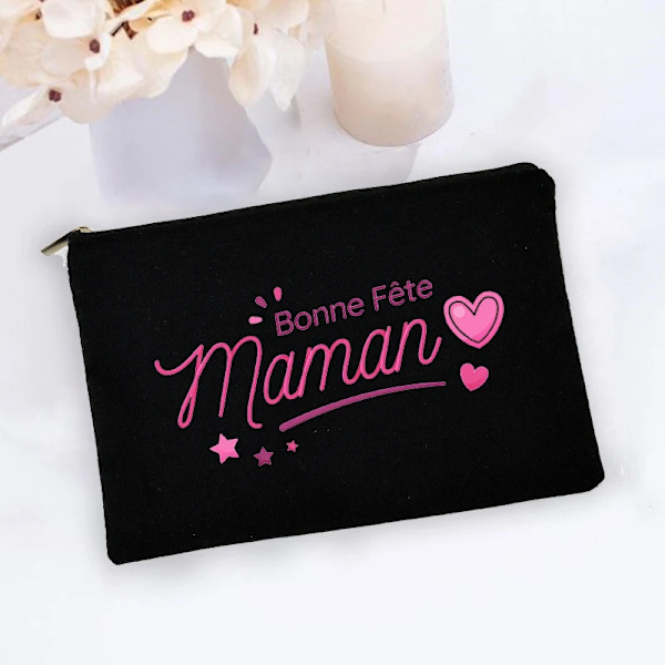 I Love You Mama Print Utomhus sminkväska Kvinnor Kosmetisk väska Resetoalettartiklar Organizer Kvinnlig Förvaring Sminkväska Mamma Present W17612-TBBK-D