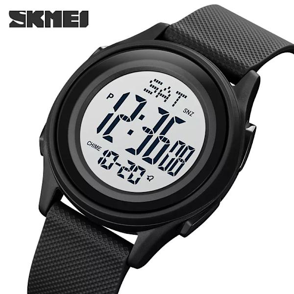 Watch Herr Multifunktionsklockor Väckarklocka Chrono 5Bar Vattentät Watch SKMEI Relogio Masculino Army Green BOX