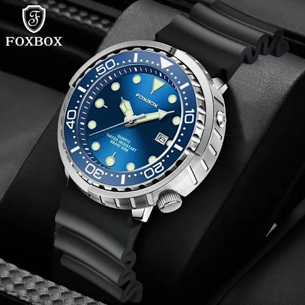 Casual män klockor för män Toppmärke lyx silikon watch män kvarts datumklocka Vattentät armbandsur Chronograph silver green