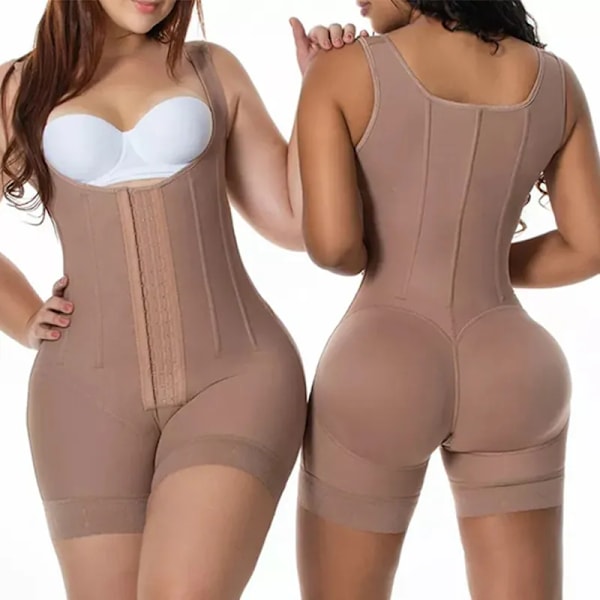 Faja Colombianas Compression Shapewear Slimming Sheath Helkropp Dubbelpostkirurgi Spets Butt Lifter Control Magen Sexiga trosor skin XXXL