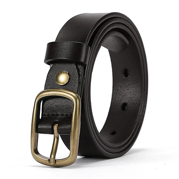 BISONDENIM 2022 New Fashion Classic äkta kohudsläderbälten för kvinna Lyxigt designermärke Bälte Automatiskt spänne N60248-1B one size