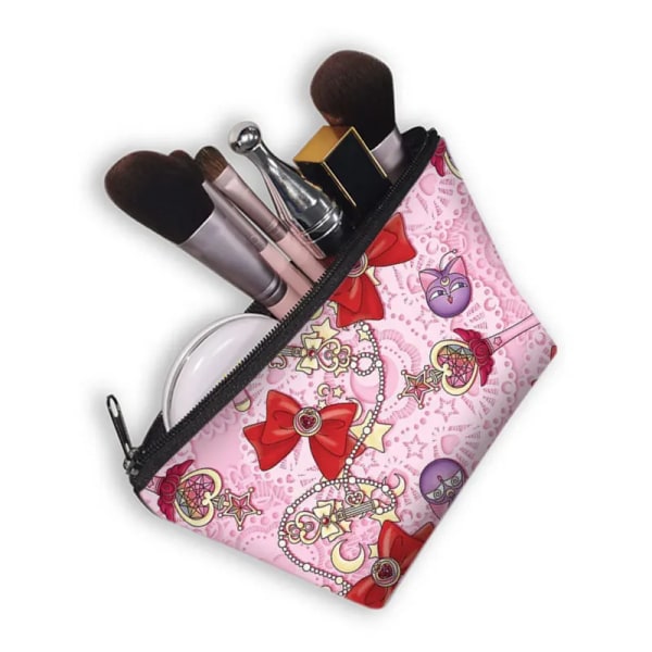 Härlig bowknot kosmetisk väska Dam magic stick Sminkväskor Flickor bowknot kosmetisk case Ladies Trave Organizers Bag shzbmfqz03