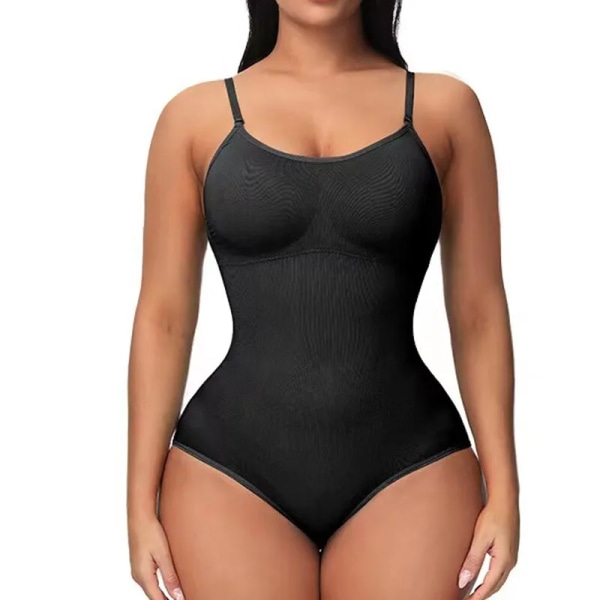 Kvinnor Seamless Shapers Bodysuit Underkläder Shapewear L till XXXL Svart Skin Mage Control Butt Lifter Bantningsrem Black L