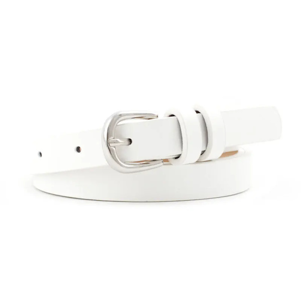 Läderbälten för kvinnor Modeklänning Lyxmärke Fyrkantigt Spänne Hjärtnål Bälte Kvinna Högkvalitetsbälten Ceinture Femme Riem White 105CM