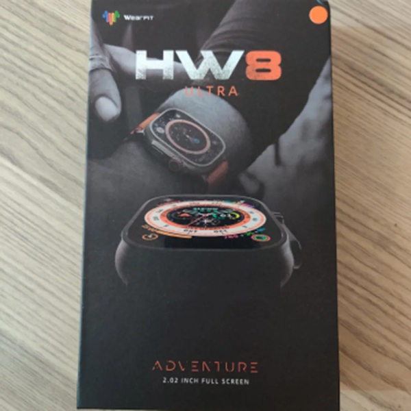 HW8 Ultra SmartWatch Men Series 8 NFC Watch Blodsocker SOS 3-knapp Vattentät Dam Smart Watch 45MM HW8 White