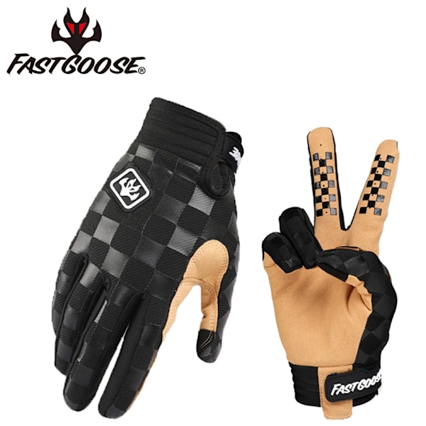 Nya Andningsbara Motorcykelhandskar Hel Finger Utomhuscyklar Racing Bil Motocross Handskar Unisex Mtb Mx Dh Handskar Cykling white1 S