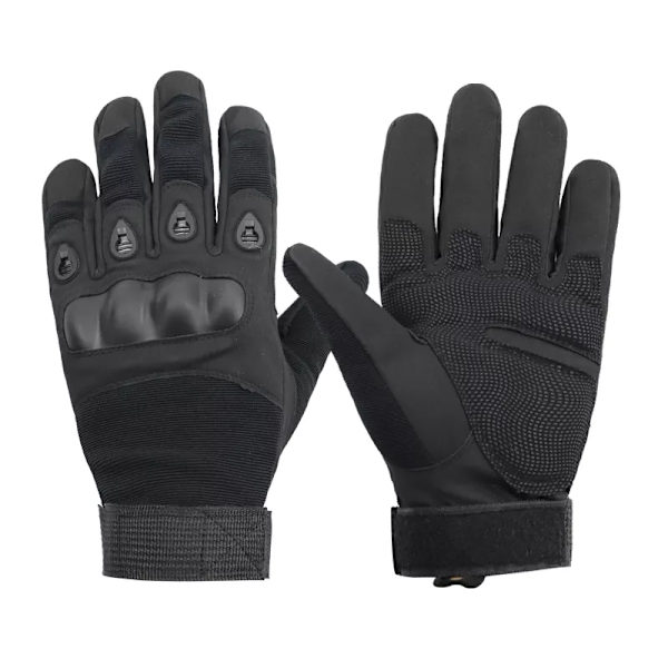 Vinter Helfinger Skyddsskal Army Vantar Antisladd Motorcyklist Paintball Skytte Airsoft Combat Jakt Cykelhandskar khaki M