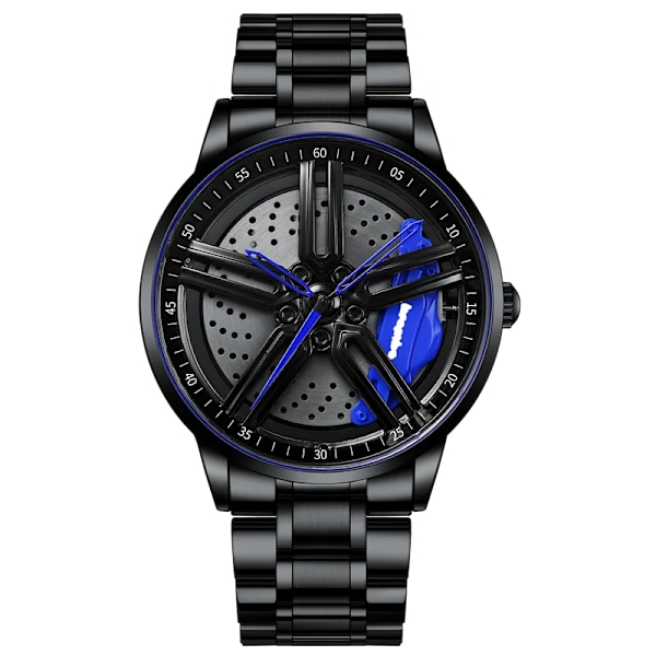 För NEKTOM VIP Client Steel Strap BBA varumärke CORVETTE-Blue